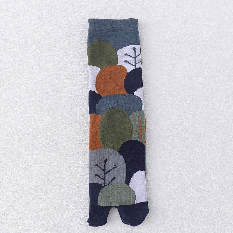 Baumwollsocken mit geteilter Zehenpartie für Herren