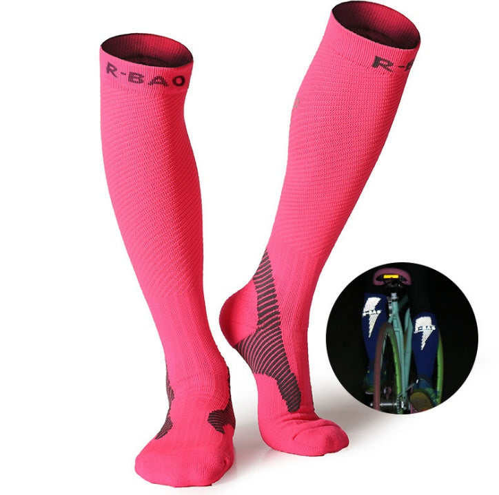 R-BAO Professioneller Langschlauch-Nachtlauf-Langschlauch-Kompressor-Dosensocken-Socken-Leggings-Socken