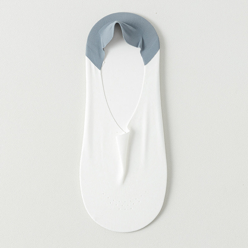 Dünne, atmungsaktive Bootssocken für Herren aus Eisseide