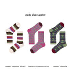 Women's Vintage Combed Cotton Warm Mid-calf Length Socks