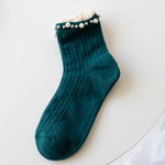Mittellange, lässige Baumwollsocken