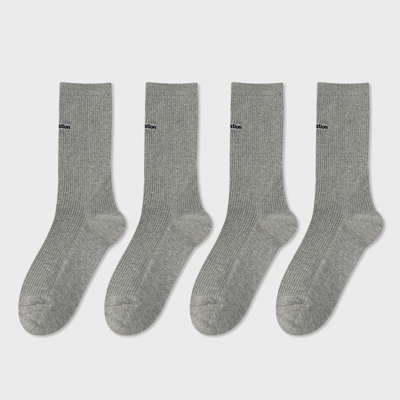 Women's Cotton Mid-tube Socks