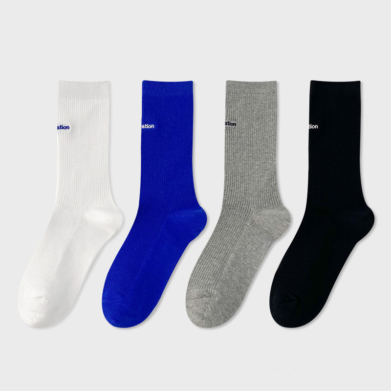 Damen-Halbschlauchsocken aus Baumwolle
