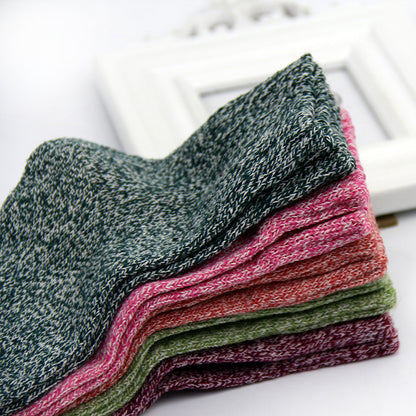 Retro style rabbit wool socks