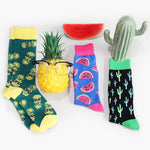 Kaktus Herrensocken Obst Kreative Baumwollsocken Paar Baumwollsocken
