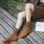 Damensocken aus Baumwolle mit vertikalen Streifen