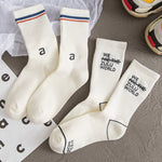 Weiße Socken aus Baumwolle für Damen