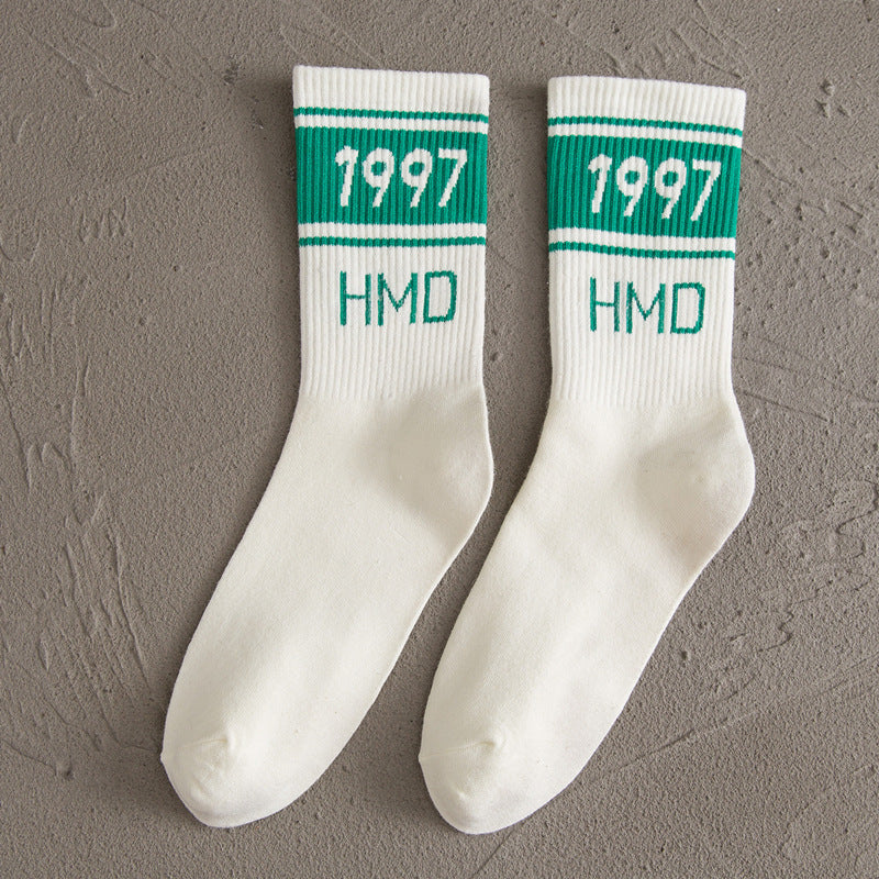Weiße Socken aus Baumwolle für Damen
