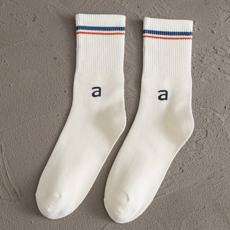 Weiße Socken aus Baumwolle für Damen