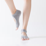 Hengju Digging Cotton Yoga Socken Slip Toe Halter Lady Wuzhi Socken Socken Hersteller Großhandel Bestellung