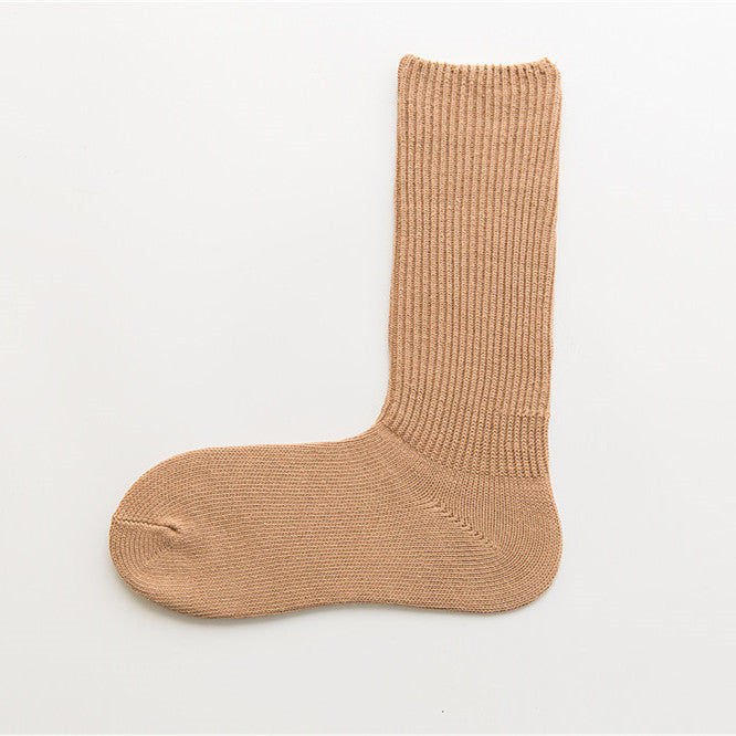 Damensocken aus Baumwolle mit vertikalen Streifen