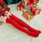 Coral Velvet Knee Socks Cartoon Long Tube