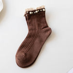 Mittellange, lässige Baumwollsocken