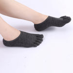 Unsichtbare dünne Fünf-Zehen-Socken für Herren