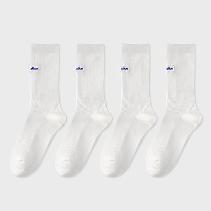 Women's Cotton Mid-tube Socks
