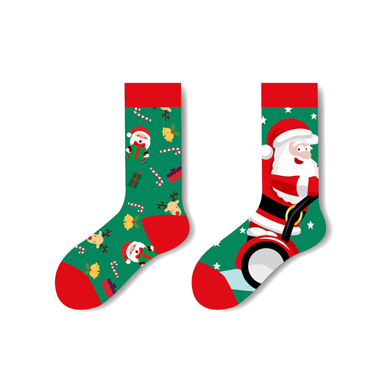 AB Surface Weihnachtssocken Herren-Baumwollsocken bis zur Wade