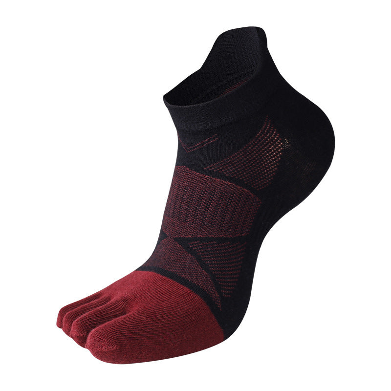 Schweißabsorbierende, schnelltrocknende Socken mit niedriger Zehenpartie für Herren