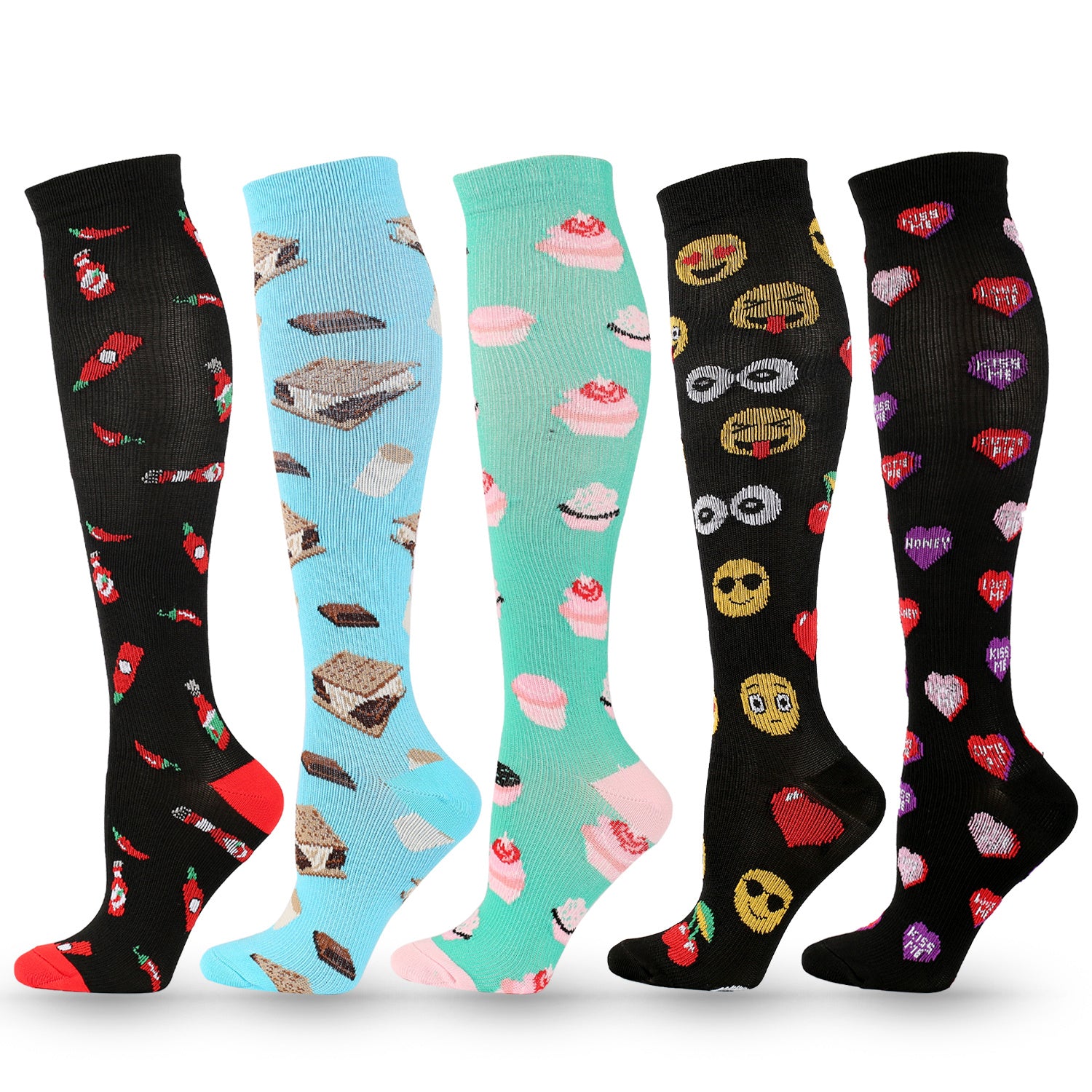 Atmungsaktive und Feuchtigkeit absorbierende Sport-Wadensocken