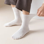 Pure cotton socks with loose cuffs for men and women