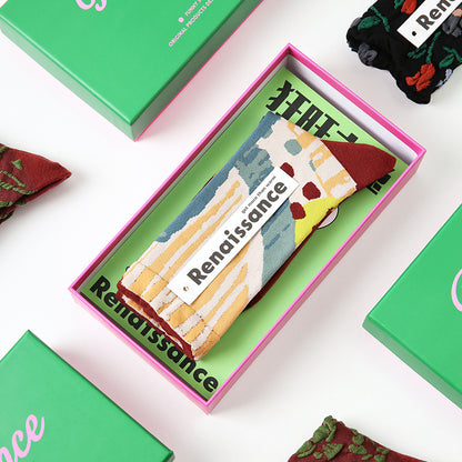 Women's Vintage Combed Cotton Warm Mid-calf Length Socks