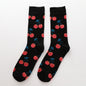 Happy tube socks fruit banana men's and women's socks