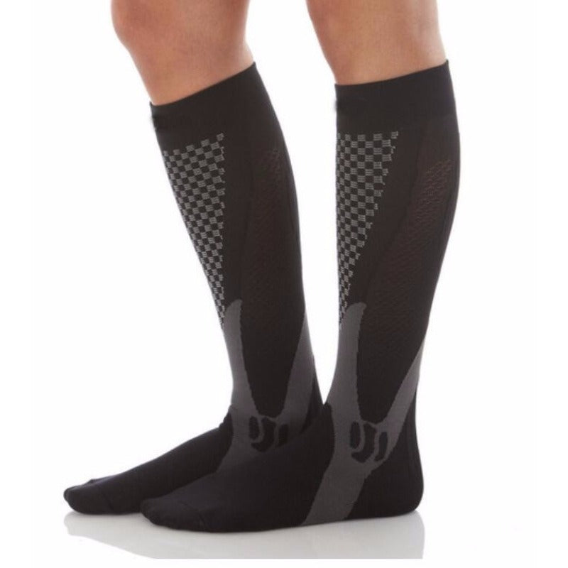Summer Breathable Pressure Socks for Men's Football Socks, Special Elastic Calf Socks for Running, Fitness and Sports