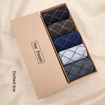 Lässige, dicke Thermo-Mittelschlauchsocken für Herren