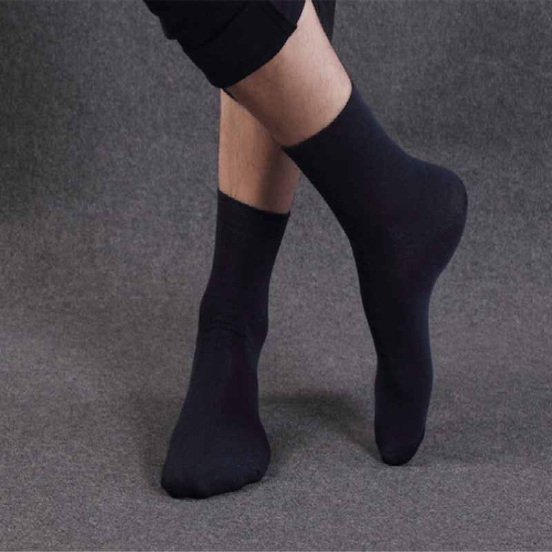 Herren Business Socken atmungsaktive Herbst Winter Baumwollsocken Großhandel 