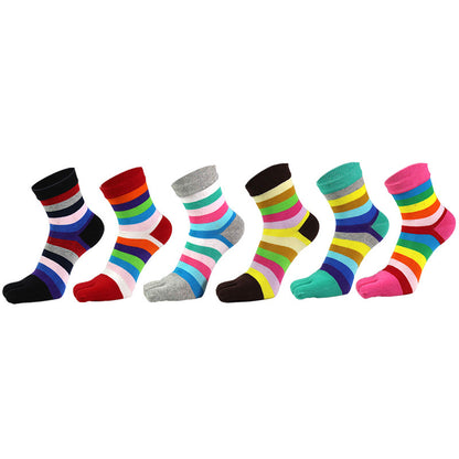 Split Toe Socks Casual Korean New Style Cotton Women's Socks