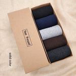 Lässige, dicke Thermo-Mittelschlauchsocken für Herren