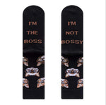 New Colorful Fashion Socks Medium High Cotton Socks Drinks Series Personalized Fashion Men's Socks