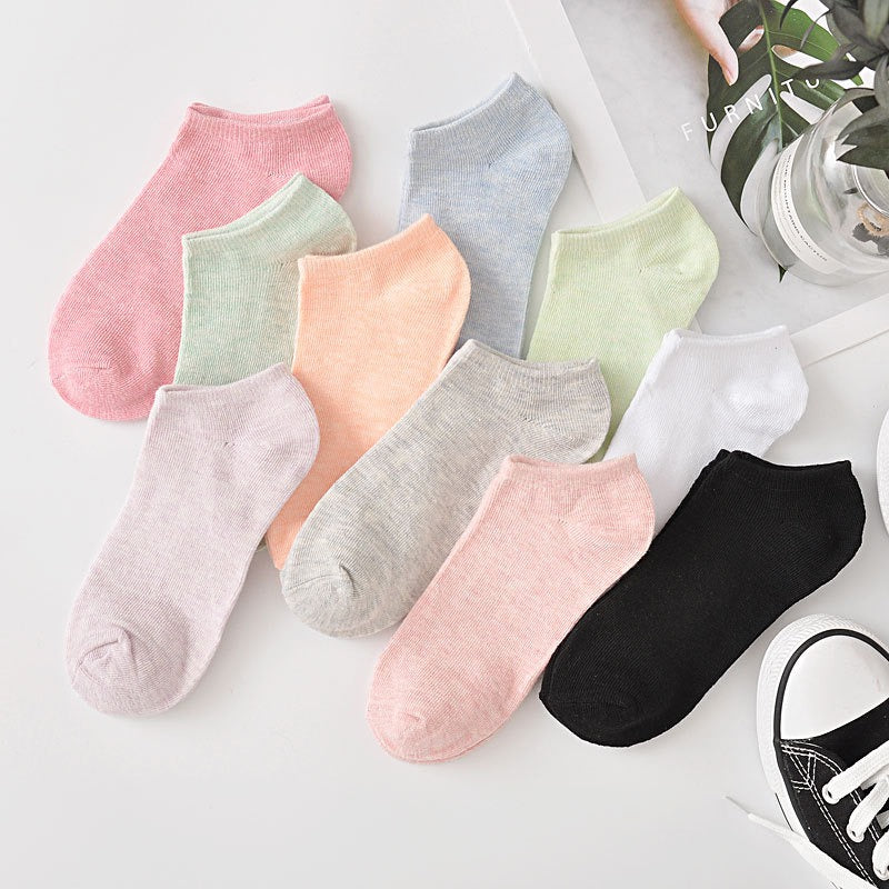 Cotton Casual Ankle Socks Multicolour