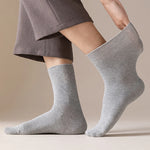 Pure cotton socks with loose cuffs for men and women