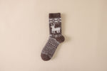 Herbst und Winter Ins Tide Mid-Calf Dicke Nadel Doppel Nadel Damen Socken