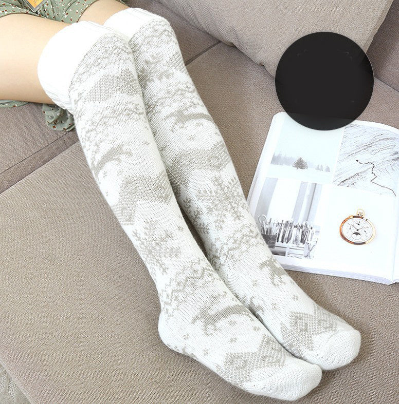 Women's tube cotton socks
