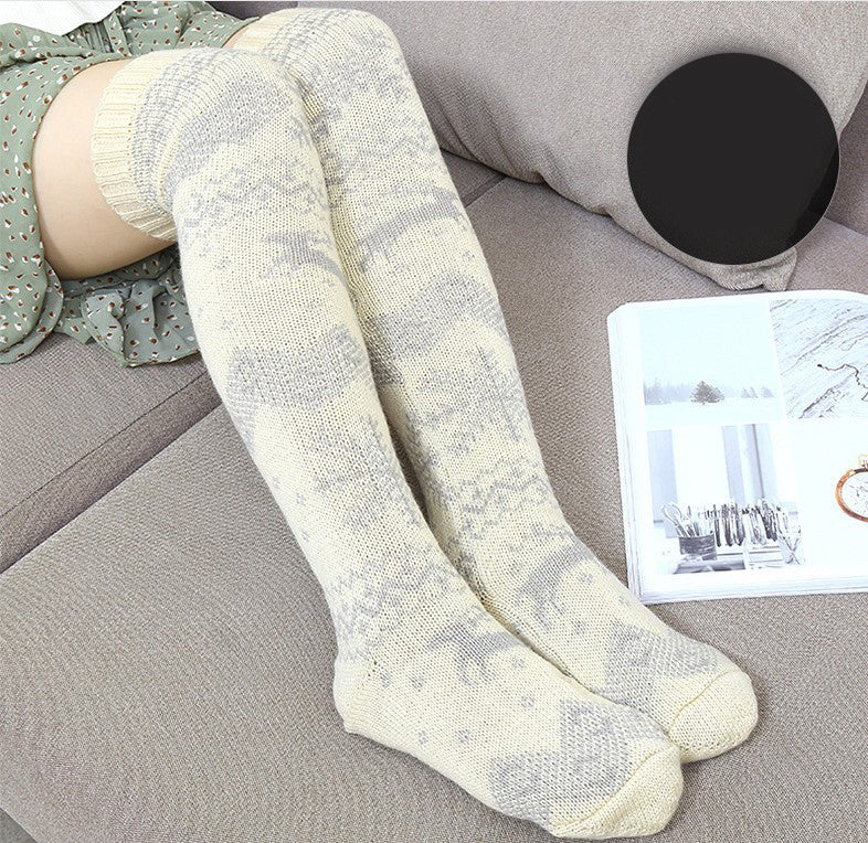 Women's tube cotton socks