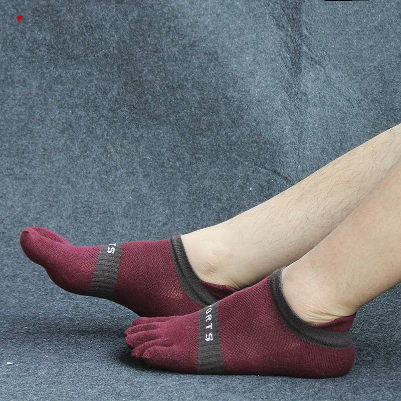 Men's Cotton Socks Short Sports Split Toe