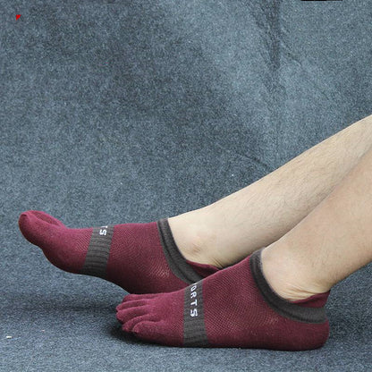 Men's Cotton Socks Short Sports Split Toe