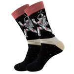 Amazon New Universe Series Herren Big Board Planet Constellation Weibliche Lachende Wadensocken Astronautensocken Hersteller