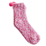 Verdickter, mit Fleece gefütterter Schlafanzug aus Korallenvlies für die Einschlusszeit. Warme Frottee-Schlafsocken