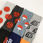 Naruto New Trendy Socks Academy Style Men's and Women's Lovers Letter Mid Cap Sports Socks