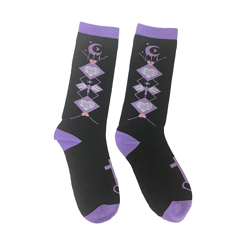 Hip-hop Street E-sports Girl Jk Uniform Calf Cotton Socks