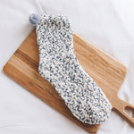 Personalized Coral Wool Socks Medium Tube Socks Cake Socks Thickened Warm Home Floor Towels Sleep Socks