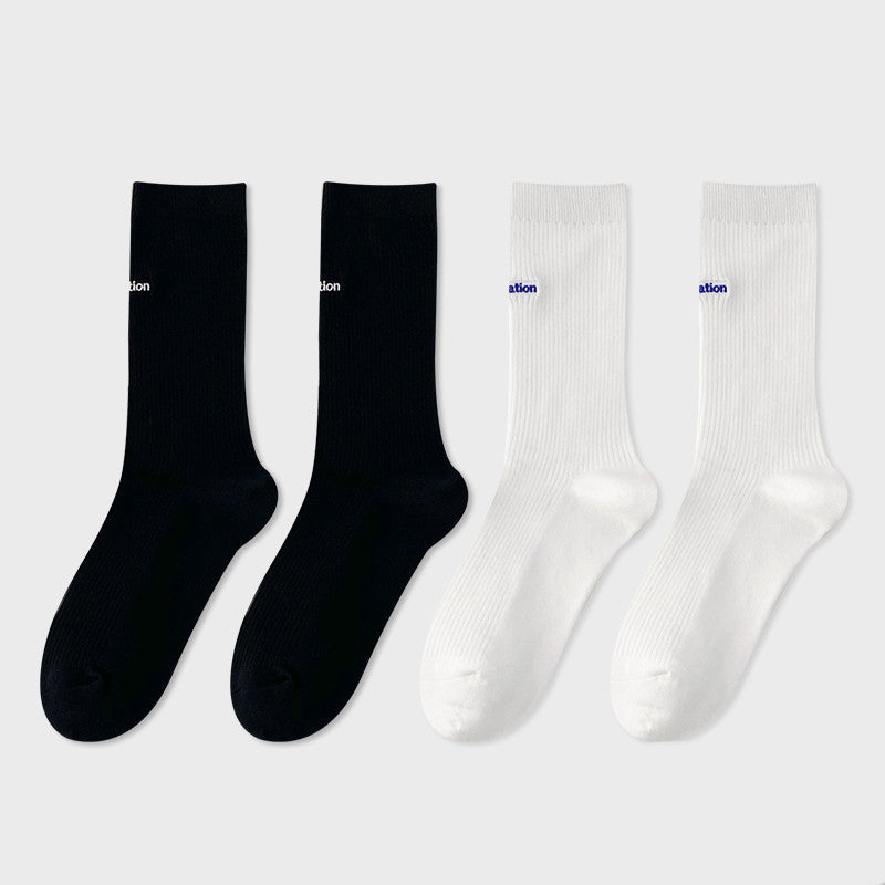 Damen-Halbschlauchsocken aus Baumwolle