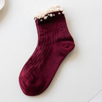 Mittellange, lässige Baumwollsocken