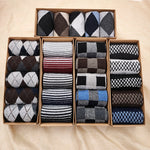 Lässige, dicke Thermo-Mittelschlauchsocken für Herren