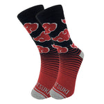 Naruto New Trendy Socks Academy Style Men's and Women's Lovers Letter Mid Cap Sports Socks