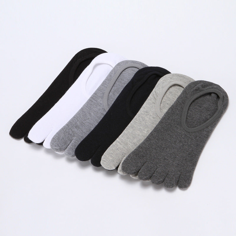 Men's Invisible Thin Five Toe Socks