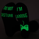 DO NOT DISTURB Short Socks Glue Letter Printing Socks Men's Mid-Tube Game Socks