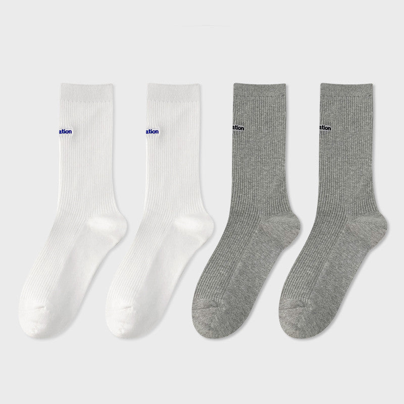 Women's Cotton Mid-tube Socks